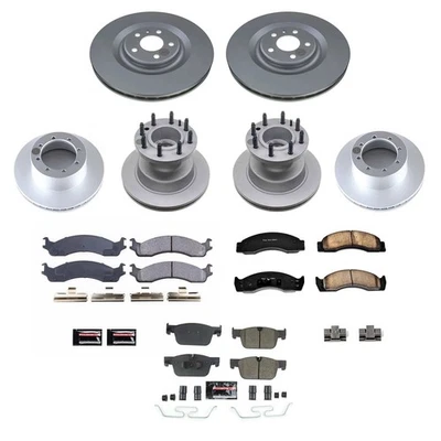 PowerStop CRK4233 Brake Kit For Ford E-450 Super Duty 2003-2007 Front Rear Foto 1 de 4