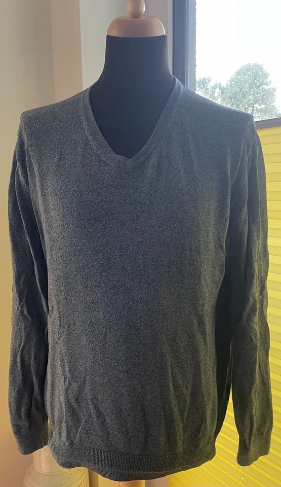 Pullover, Größe XL, The Basics by C&A, Blaugrau, Herren - Bild 1 von 4