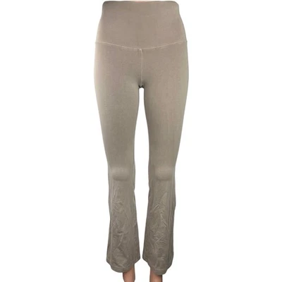 Aritzia TNA Chill Atmosphere Beige Flare Boot Cut Yoga Leggings Sweat Pants  - Image 1 of 4