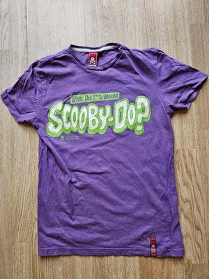 What would SCOOBY-DO? Short Sleeve T-Shirt XS Purple Tee Top Xplicit Industries - Image 1 of 4