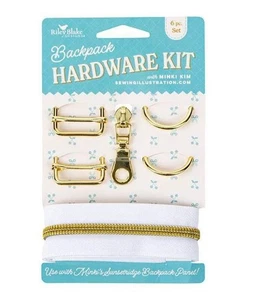 Backpack Hardware Kit with Minki Kim Riley Blake Designs 6pc Set (M202.35) - Imagen 1 de 2