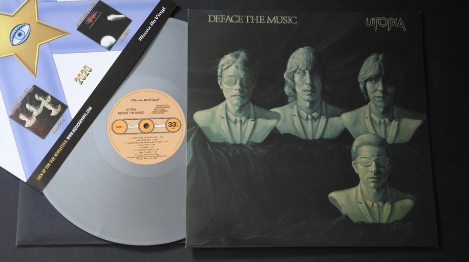 Utopia – Deface The Music LP VINYL PROGRESSIVE ROCK 2020 SILVER TOP MOVLP2519 - Bild 1 von 4