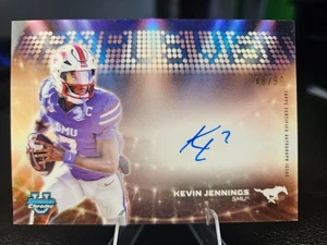 2025 Bowman Chrome U. Football Kevin Jennings On-Card Auto /99 - Bild 1 von 2