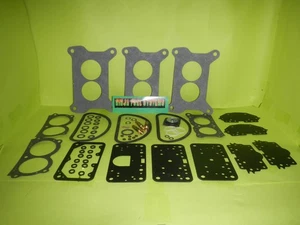 MOPAR SIX PACK CARBURETOR REBUILD KITS MOD FUEL FRIENDLY BLK 340 383 440 DODGE - Picture 1 of 9