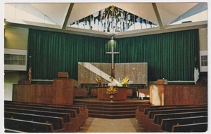 CALFORNIA ORANGE COUNTY SEAL BEACH LEISURE WORLD COMMUNITY CHURCH CIRCA 1965 - Picture 1 of 2