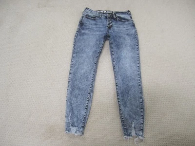 S.O.N.G. Jeans Womens 5/27 Blue Curvy High Rise Skinny Ankle Button Fly Stretch - Image 1 of 4