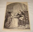 1885 magazine engraving~ WASHINGTON AND HIS MOTHER IN LAST YEARS