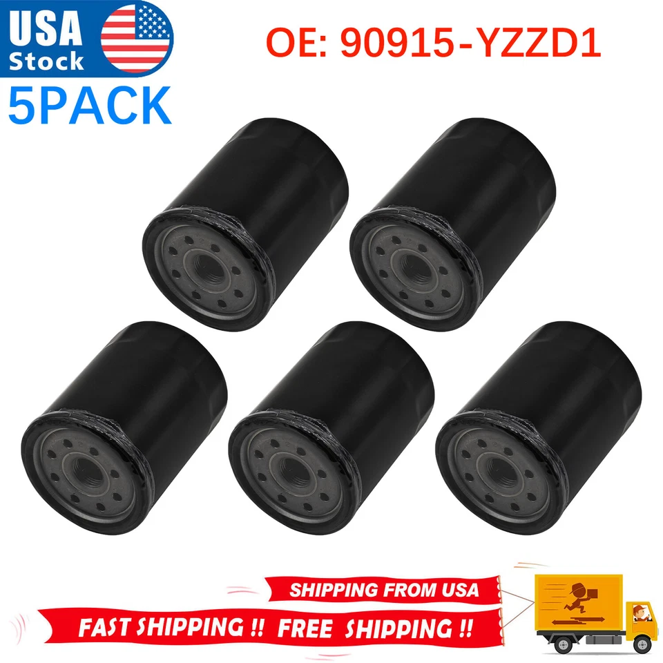 SET OF 5 OIL FILTERS OE#90915-YZZD1 FOR TOYOTA LEXUS FREE SHIPPING NEW - Изображение 1 из 4