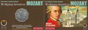 5 Euro Österreich - Wolfgang Amadeus Mozart in Salzburg - Miniblister Kurier - Bild 1 von 2