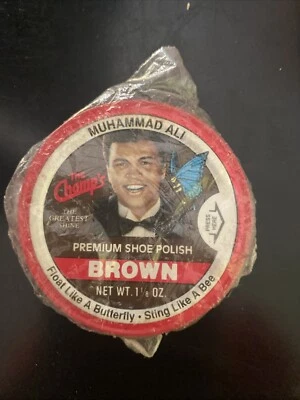 Muhammad Ali UNOPENED memorabilia (shoe polish) Unique Item For Any Collection! - Image 1 of 4