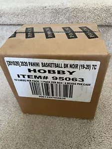 2019-20 PANINI NOIR BASKETBALL HOBBY 4-BOX SEALED CASE Zion Williamson JA