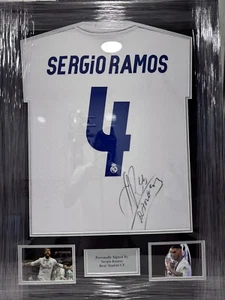 CAMISETA REAL MADRID FIRMADA SERGIO RAMOS CON COA - Imagen 1 de 5