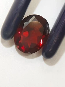 Rich colored garnet gemstone - faceted natural red garnet 5.75 CTS - Picture 1 of 14