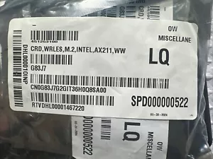 Nowy DELL LATITUDE 5530 LAPTOP BEZPRZEWODOWA KARTA WIFI G83J7 0G83J7 W25 - Zdjęcie 1 z 3
