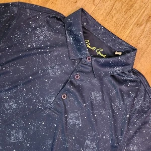 Polo Robert Graham Constellation de corte clásico medio azul marino para hombre - Imagen 1 de 5