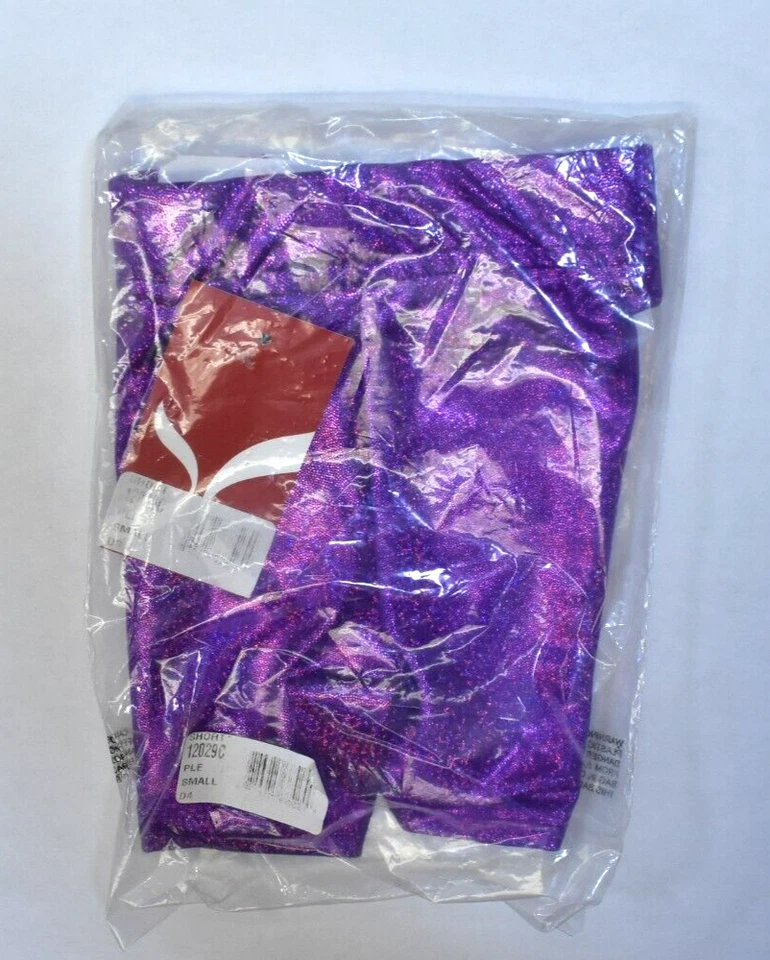 Pantalones Cortos de Gimnasia Capezio Level Up Púrpura Brillante 12029C Jóvenes Niñas Pequeños Foto 1 de 4