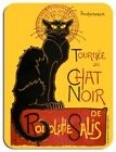 Tournee du Chat Noir Steinlen Black Cat Mouse Mata. Podkładka pod mysz z nadrukiem francuskim