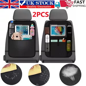 2X Car Seat Back Organiser Tidy Multi Pocket Storage Bag Organizer Holder Travel - Picture 1 of 12