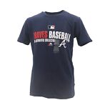 Atlanta Braves Official MLB Authentic Majestic Kids Youth Size T-Shirt New Tags