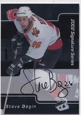 Steve Begin 2001-02 ITG BAP Signature Series Update Auto #228   ***1***