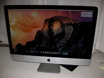 apple imac a1312 27" intel core i5 ssd 120gb 16gb ram dvd wifi bluetooth webcam - Immagine 1 di 4