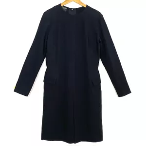 Robe Midi Minimaliste Vintage Jean Paul Gaultier (100% Laine. Made In Italy) - Imagen 1 de 8