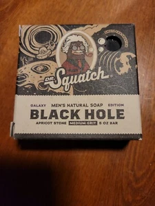 Dr. Squatch Black Hole Soap Men's Natural Soap - LIMITED EDITION SALE! 1 Bar 5oz - Picture 1 of 4