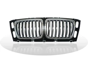 Front Grille Chrome Black For BMW E34 "1994-1995" 5 Series - Picture 1 of 1