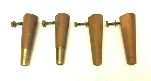 Mixed Vintage Lot Used Wood Metal Furniture Desk Table Feet Parts Hardware Cover