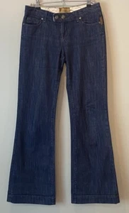PAIGE PREMIUM Organic Denim Size 29 COLDWATER CANYON LOW RISE FLARE BLUE JEANS - Picture 1 of 12