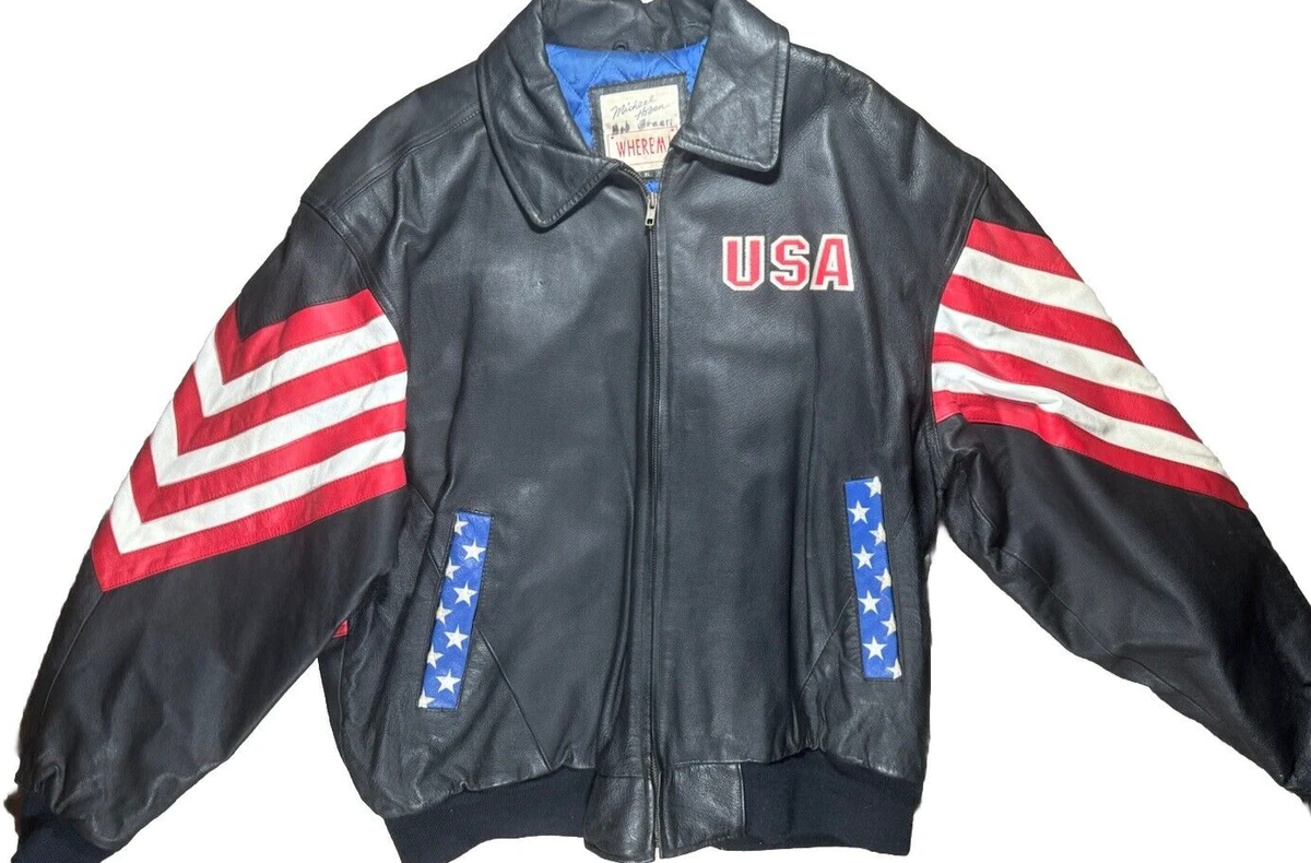Michael Hoban Usa Leather Jacket for sale | eBay