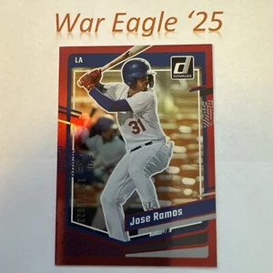 2023 Donruss Baseball Jose Ramos Holo Red Foil /2023 Card #104 SP - Picture 1 of 2