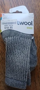 Smartwool socks small sm s hike hiking crew gray merino wool unisex men/women - Imagen 1 de 3