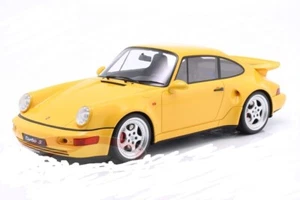 Porsche 911 (964) Turbo S Lightweight 1993 jaune 1:12 GT-Spirit BNIB - Imagen 1 de 1