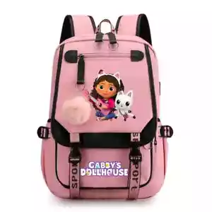 GabbyDollhouse Rucksäcke Schulranzen Büchertasche Rucksack Reise Laptop Rucksack - Bild 1 von 30
