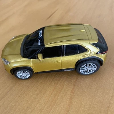 Toyota Museum Yaris Cross Original Pullback Toy Car Brass Gold Metallic NFS - image 1 of 4