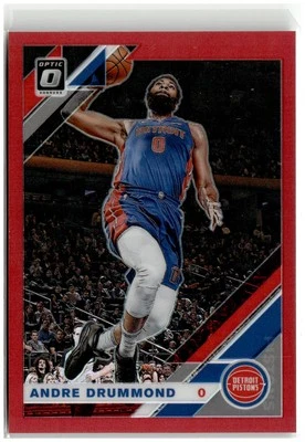 2019-20 Donruss Optic #146 Andre Drummond Red #/99 A1317 - Image 1 of 2