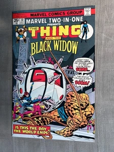 MARVEL TWO-IN-ONE LAUTSTÄRKE 1 N°10 JUL 1975 VO IN SEHR GUTEM ZUSTAND/VERY GOOD - Imagen 1 de 7