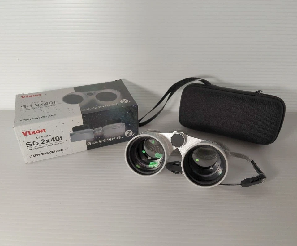Vixen SG2x40f 19174 Constellation Star Gazing Binoculars Super Wide Field View - Image 1 of 2
