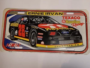 Targa in metallo vintage Ernie Irvan Texaco Havoline Racing Thunderbird #28 - Foto 1 di 5