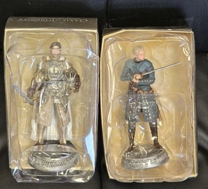 2 x HBO Eaglemoss Juego de Tronos figuras Brienne Of Tarth & Jamie Lannister NUEVO - Imagen 1 de 2