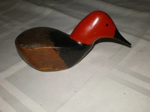 Antique 1923 20's BULGER BAP Carved Wood Golf Club DUCK DECOY Paperweight E M A - Imagen 1 de 6