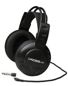 Koss UR20 Full Size Stereo Headphones DJ Style Stereophone Black