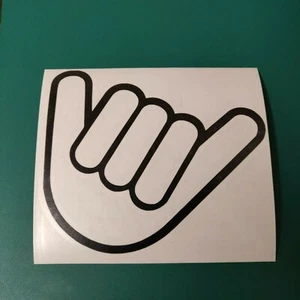 Shakka Wave Fingers - Laptop/Ipad/Car/Van/Bike/Bumper/Window Vinyl Decal - Picture 1 of 4