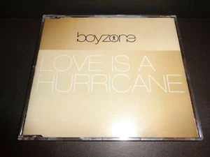 LOVE IS A HURRICANE by BOYZONE--Rare Collectible Promotional CD Single  - Picture 1 of 7