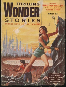 THRILLING WONTER STORIES Winter 1955 last issue - Picture 1 of 3
