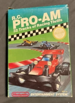 RC Pro-Am 32 Tracks Of Racing Tested W/ Box Nintendo Entertainment System NES - Image 1 of 4