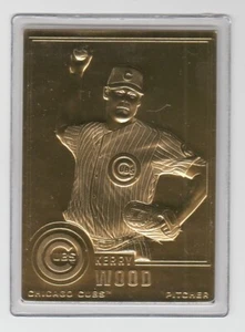 Kerry Wood 2000 Danbury Mint Sealed 22 kt Gold Card # 164 - Picture 1 of 1