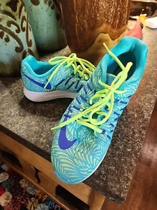 Nike Air Zoom Elite WOMEN'S Green/blue Athletic Gym Running Sneakers Size 9.5 - Picture 1 of 8