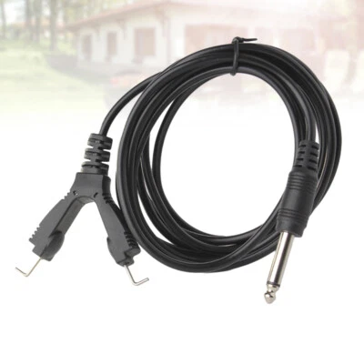 Cable de clip de 2,5 M de silicona de cobre de alta resistencia para máquina (negro) Foto 1 de 4